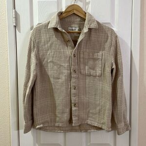A&F Soft Collection Button-Up Plaid (Women's XS)